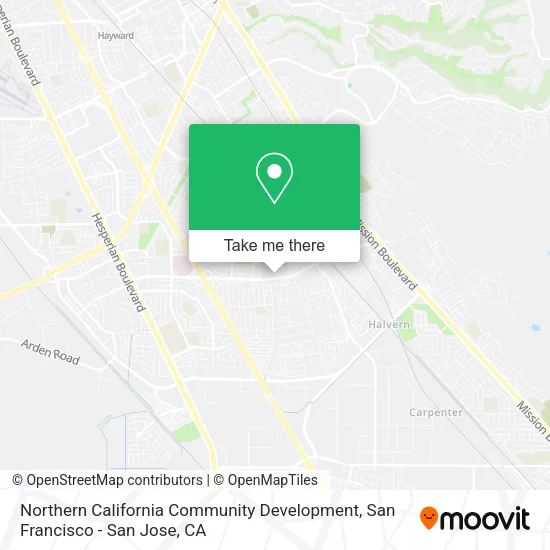 Northern California Community Development map