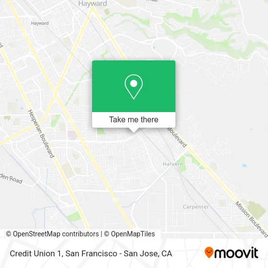 Mapa de Credit Union 1