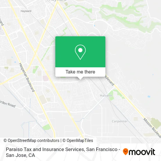 Mapa de Paraiso Tax and Insurance Services