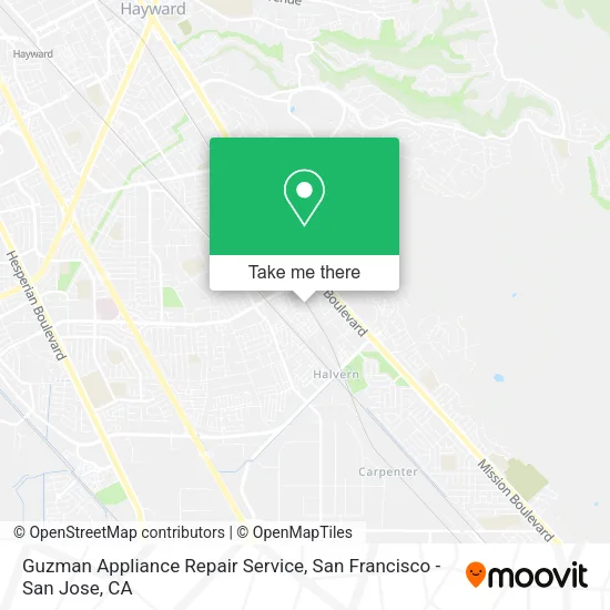 Guzman Appliance Repair Service map