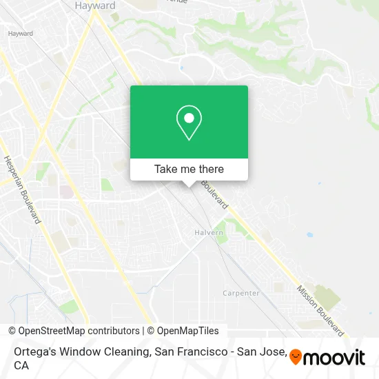 Ortega's Window Cleaning map
