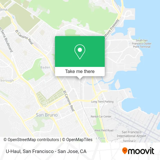U-Haul map