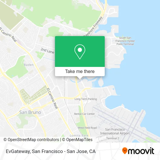 EvGateway map