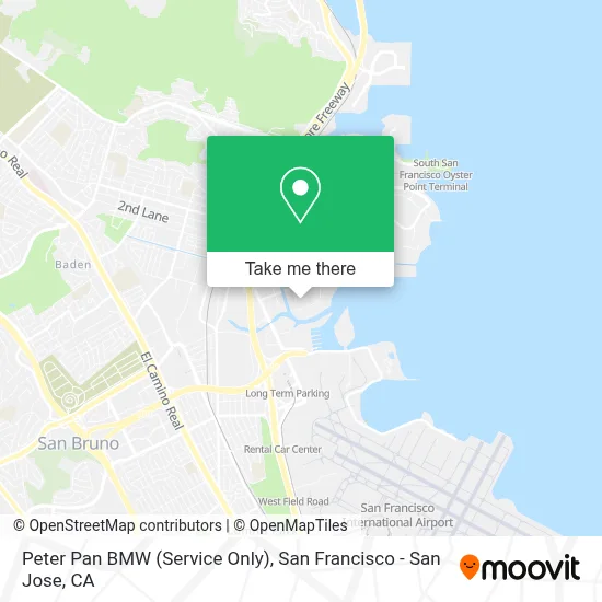 Peter Pan BMW (Service Only) map