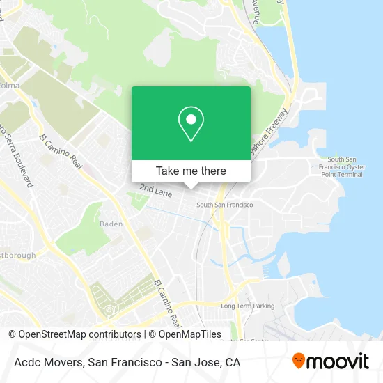 Mapa de Acdc Movers