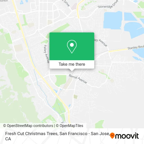 Fresh Cut Christmas Trees map