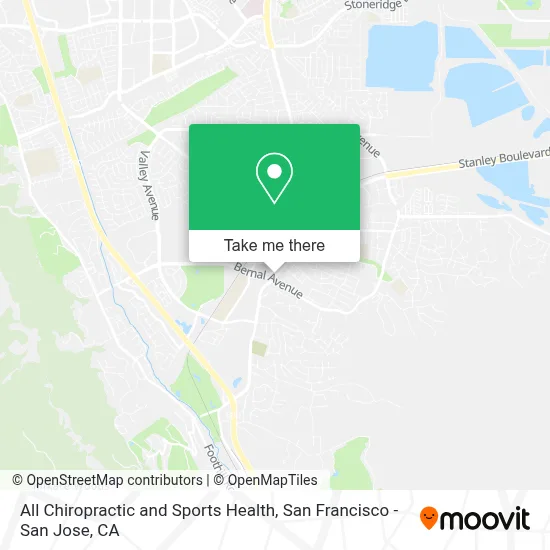 All Chiropractic and Sports Health map