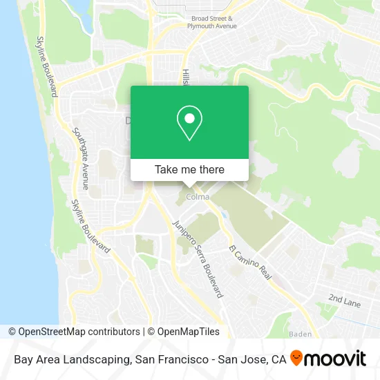 Mapa de Bay Area Landscaping