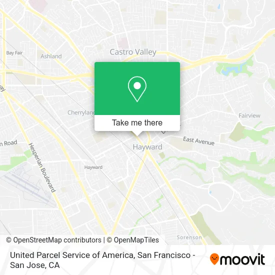 Mapa de United Parcel Service of America