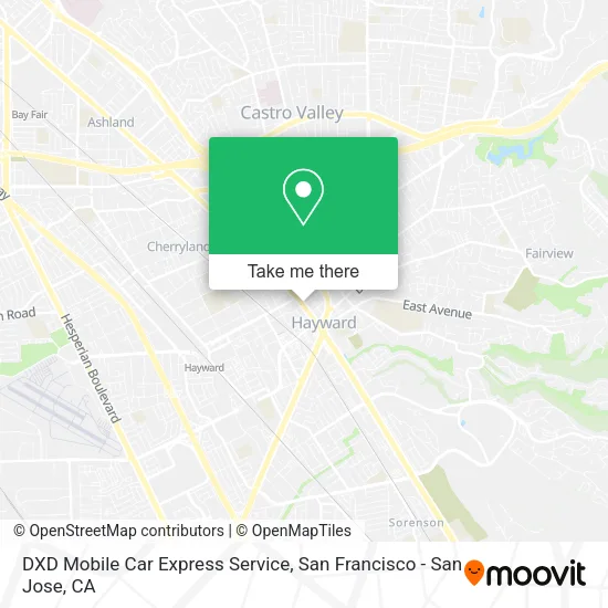 DXD Mobile Car Express Service map