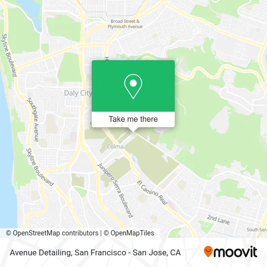 Avenue Detailing map