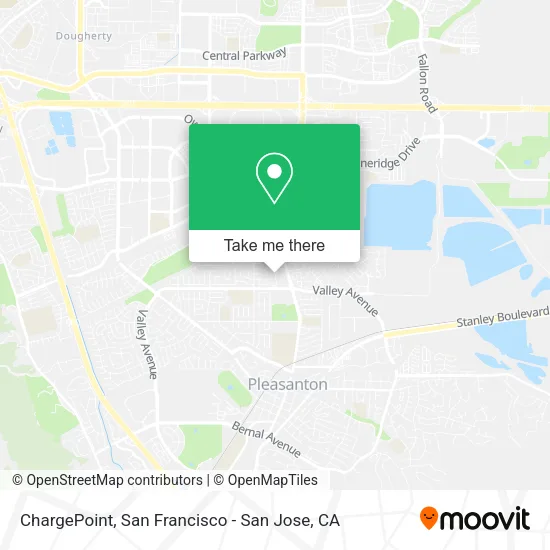Mapa de ChargePoint