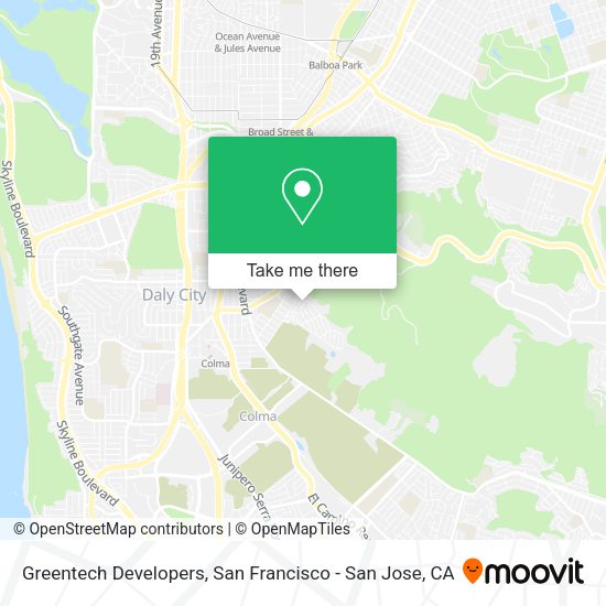 Greentech Developers map