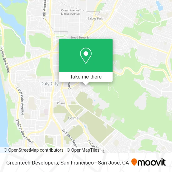 Greentech Developers map