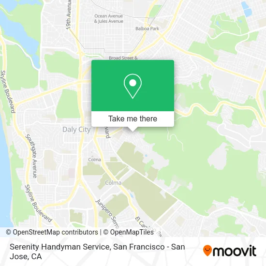 Serenity Handyman Service map