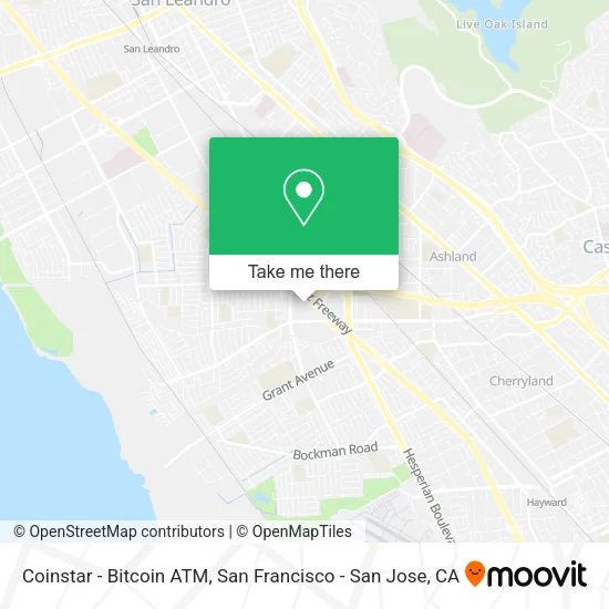 Coinstar - Bitcoin ATM map