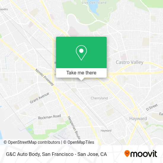 G&C Auto Body map