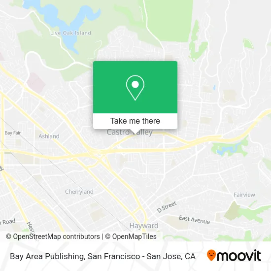 Mapa de Bay Area Publishing