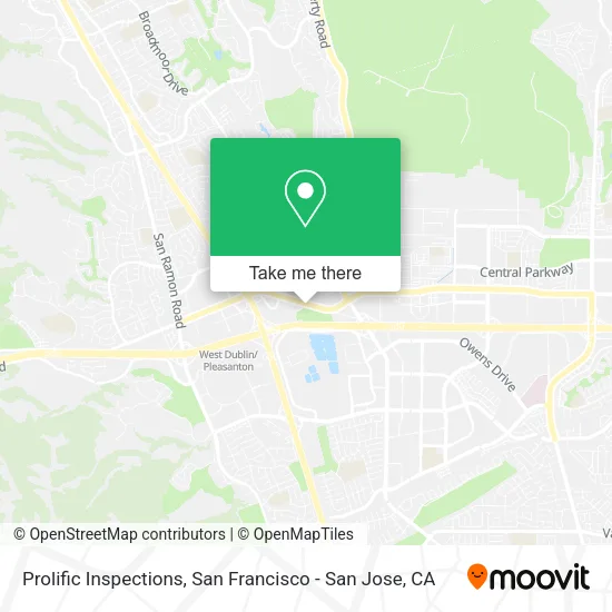 Mapa de Prolific Inspections