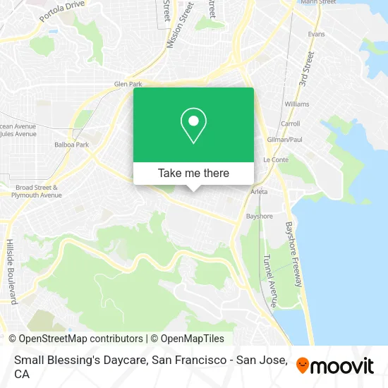 Small Blessing's Daycare map