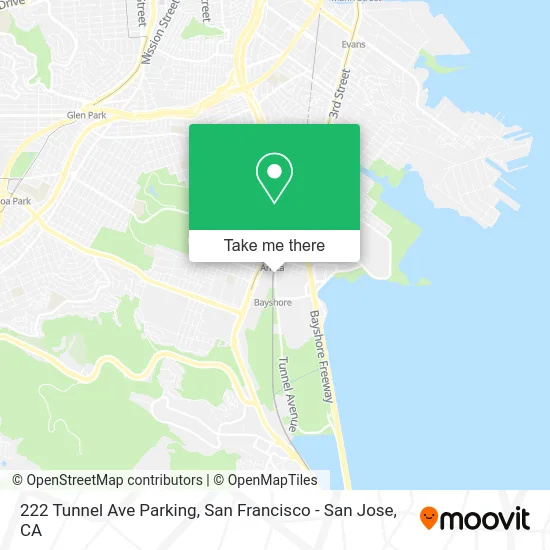 222 Tunnel Ave Parking map