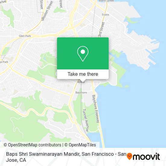 Baps Shri Swaminarayan Mandir map