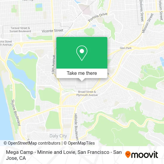 Mapa de Mega Camp - Minnie and Lovie