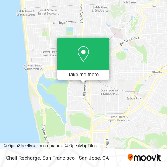 Shell Recharge map