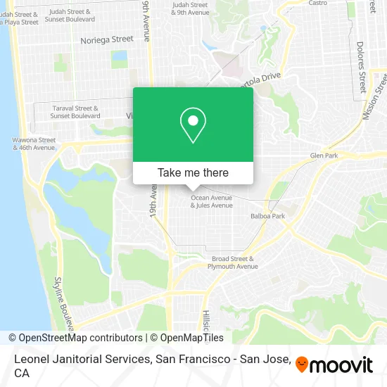 Mapa de Leonel Janitorial Services
