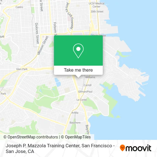 Mapa de Joseph P. Mazzola Training Center