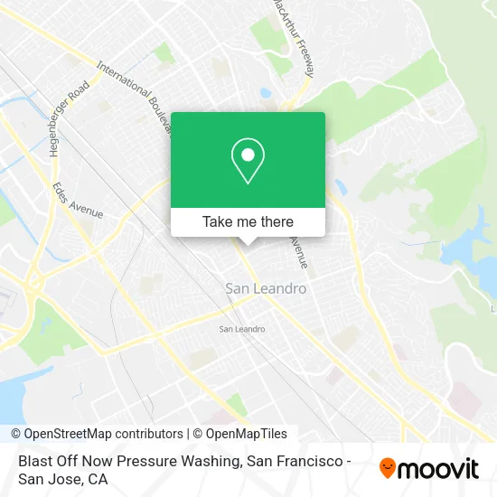 Mapa de Blast Off Now Pressure Washing