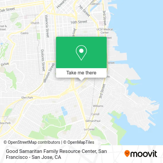 Good Samaritan Family Resource Center map