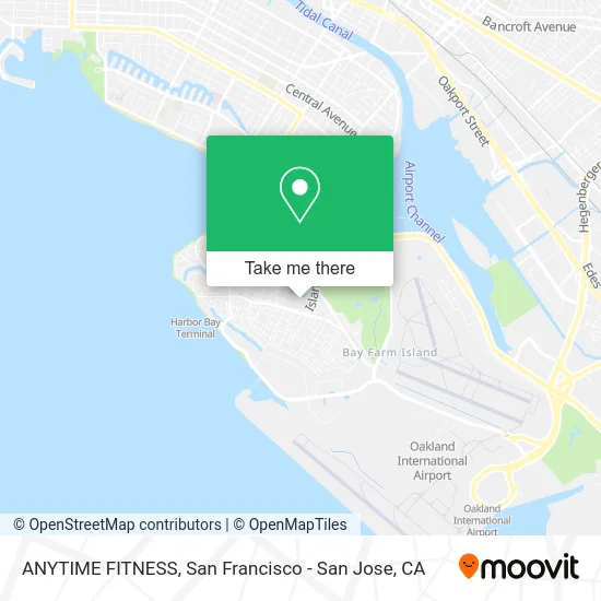 ANYTIME FITNESS map
