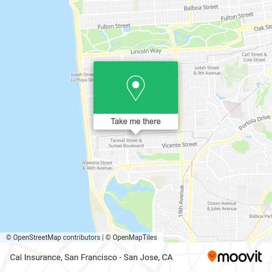 Cal Insurance map