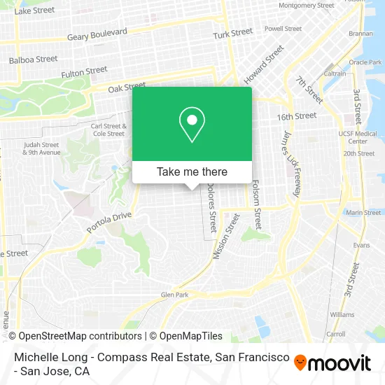 Mapa de Michelle Long - Compass Real Estate