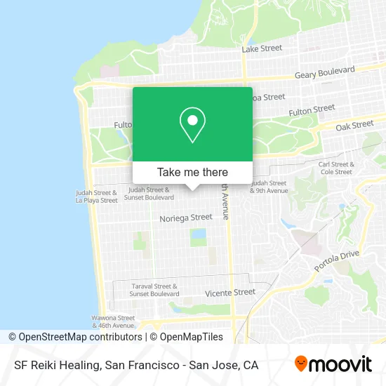 Mapa de SF Reiki Healing