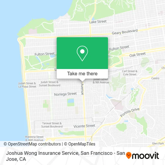 Joshua Wong Insurance Service map