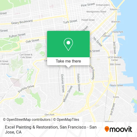 Excel Painting & Restoration map