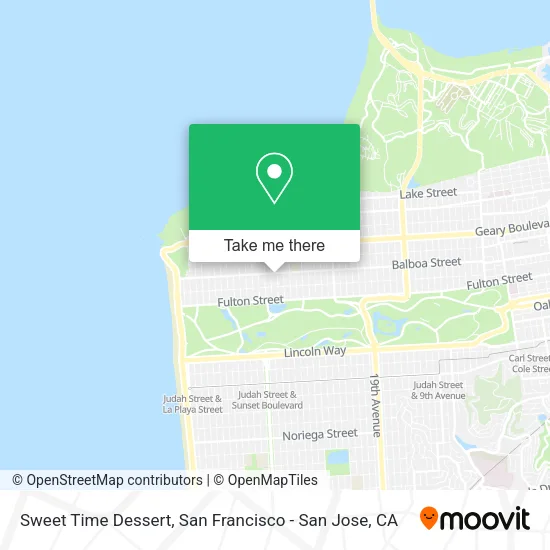 Sweet Time Dessert map