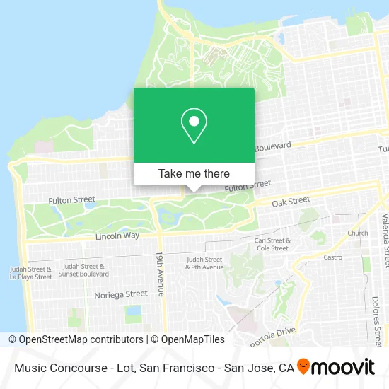 Music Concourse - Lot map