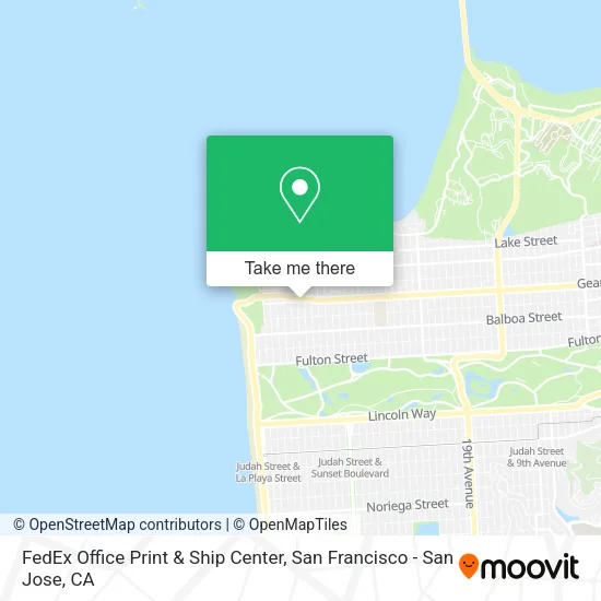 Mapa de FedEx Office Print & Ship Center