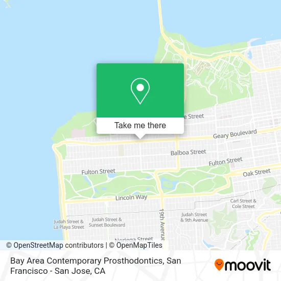 Mapa de Bay Area Contemporary Prosthodontics