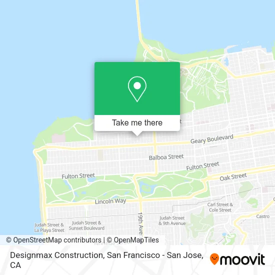 Mapa de Designmax Construction