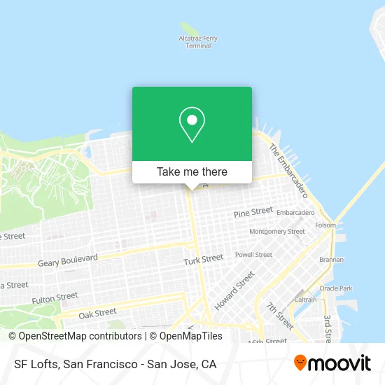 Mapa de SF Lofts