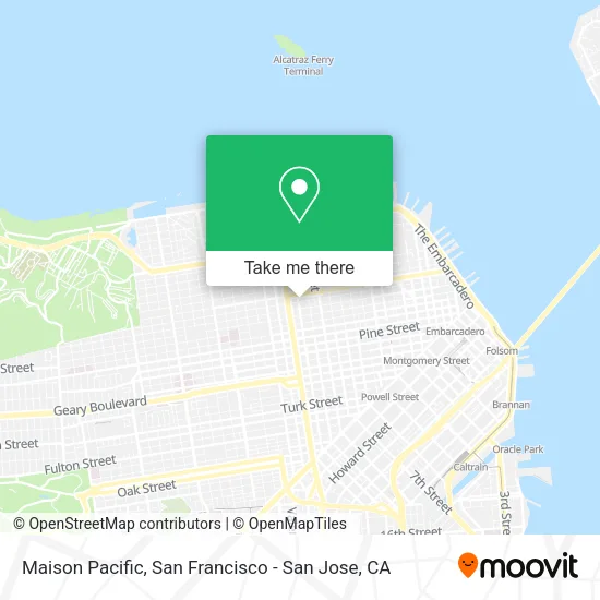 Mapa de Maison Pacific