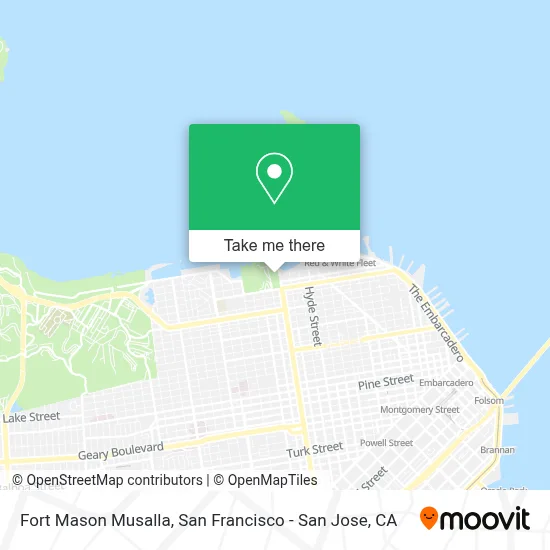 Fort Mason Musalla map