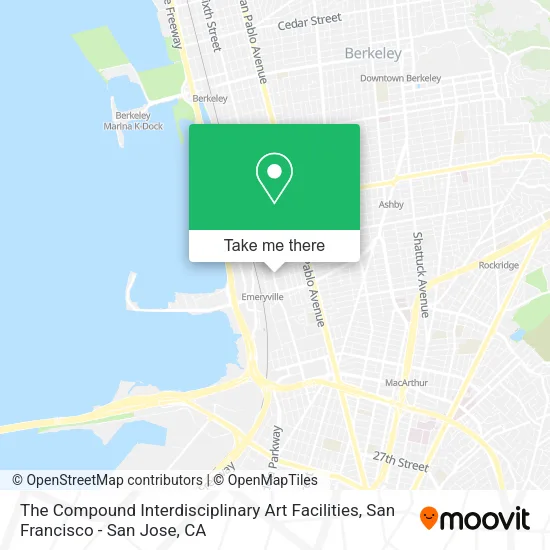 Mapa de The Compound Interdisciplinary Art Facilities