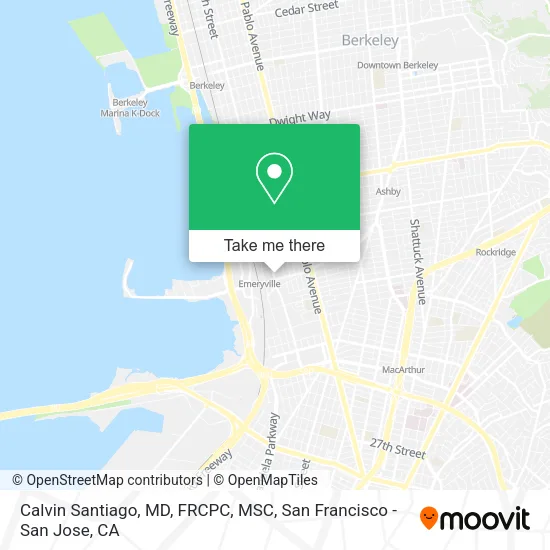 Mapa de Calvin Santiago, MD, FRCPC, MSC