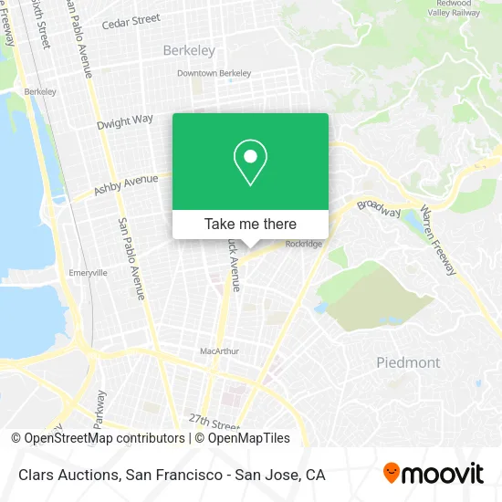 Mapa de Clars Auctions