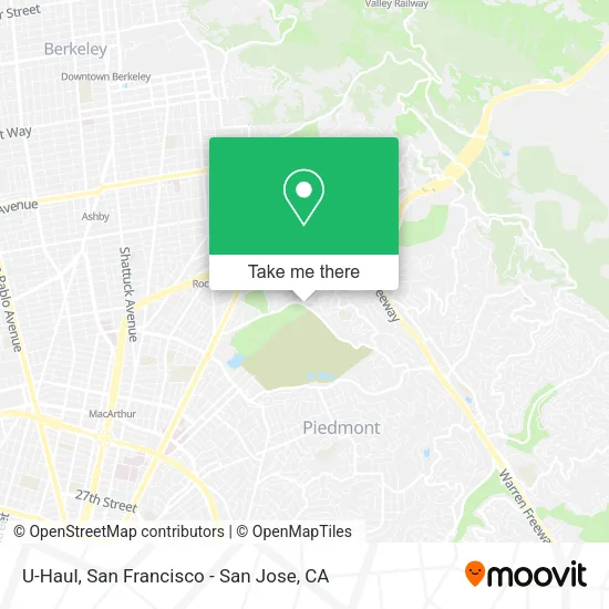 Mapa de U-Haul